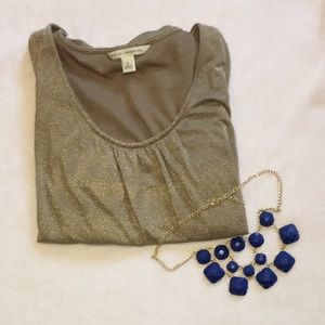🎄FINAL SALE🎄Banana Republic Gold Top